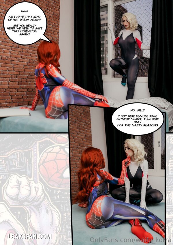 Waifu Korra and Amanda Welp - Gwen and Mary Jane - 24