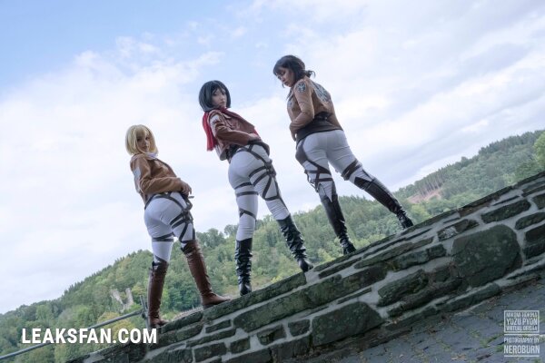 Mikomi Hokina, Virtual Geisha &amp;amp; Yuzupyon - Mikasa, Historia &amp;amp; genderbend Eren (Shingeki no kyojin) - 25