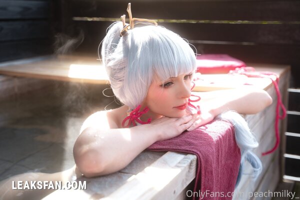 PeachMilky - Kamisato Ayaka cosplay genshin impact[48P] - 2