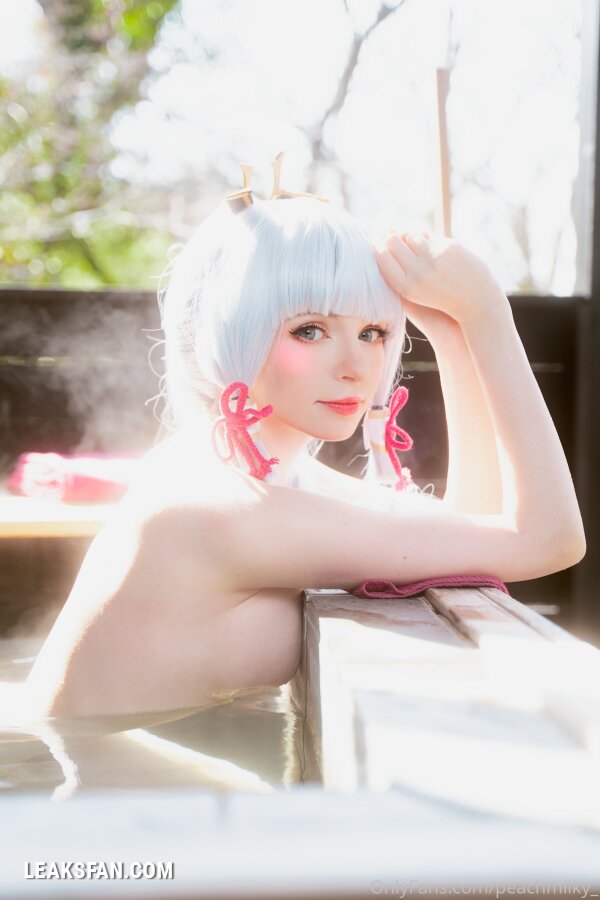 PeachMilky - Kamisato Ayaka cosplay genshin impact[48P] - 2