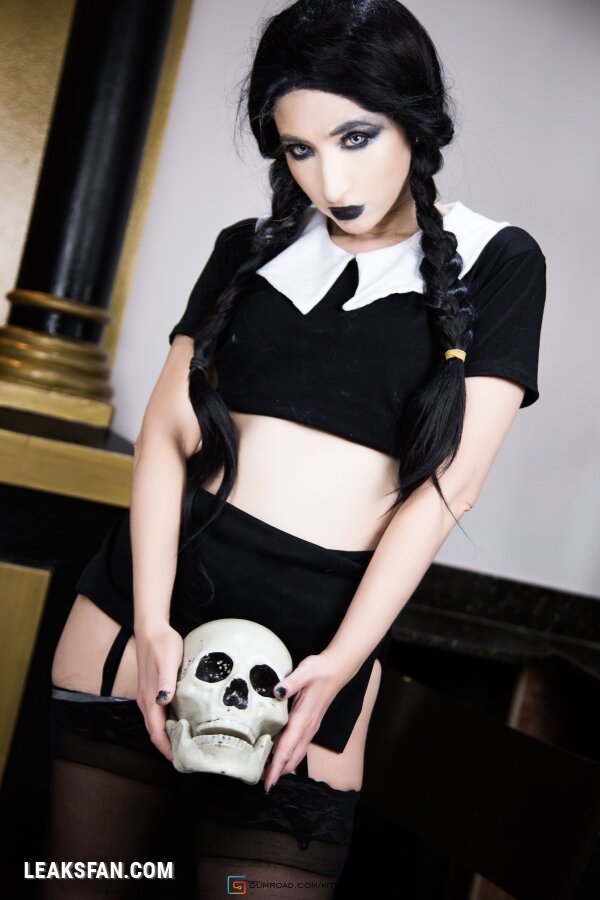 kittyhoneycosplay - Wednesday Addams - 2