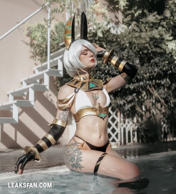 Alis Yume cosplay - 2B Anubis nude. Onlyfans, Patreon leaked 7 nude photos and videos