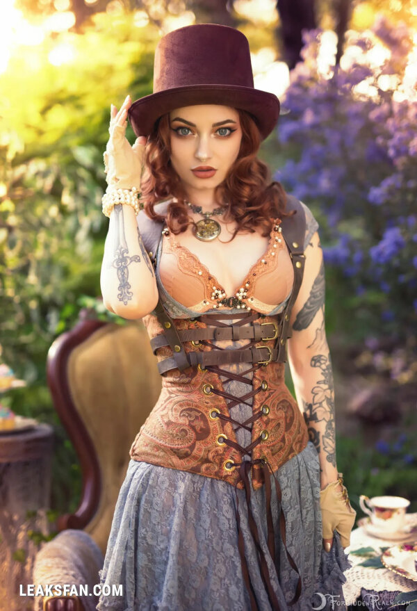 Forbidden Realm - Genevieve - The Mad Hatter (Alice in Wonderland) nude. Onlyfans, Patreon leaked 32 nude photos and videos