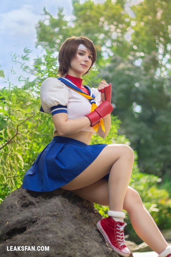 Enji Night - Sakura Kasugano (Street Fighter) nude. Onlyfans, Patreon, Fansly leaked 16 nude photos and videos