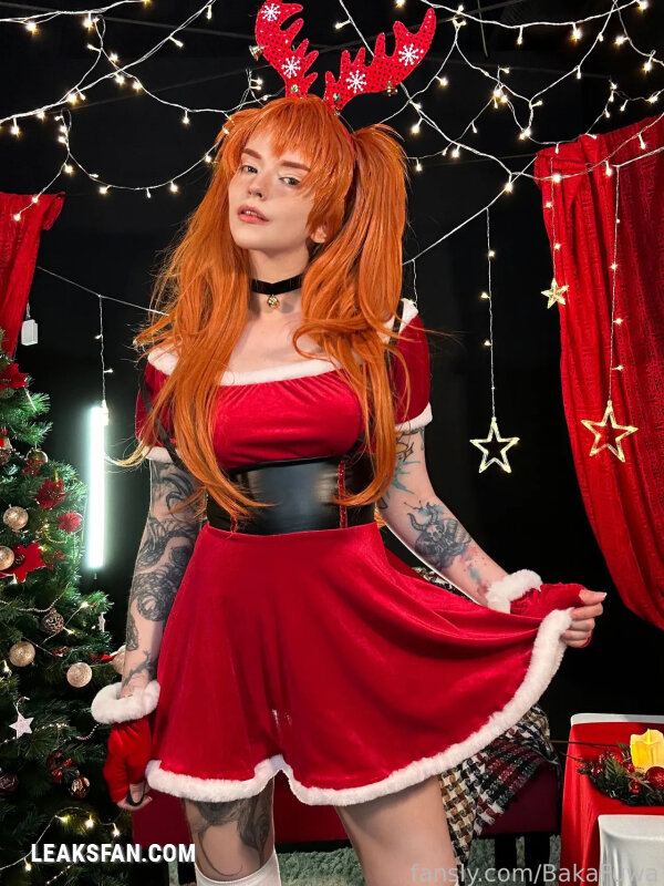 Baka Fuwa - Asuka Xmas nude. Onlyfans, Patreon, Fansly leaked 44 nude photos and videos